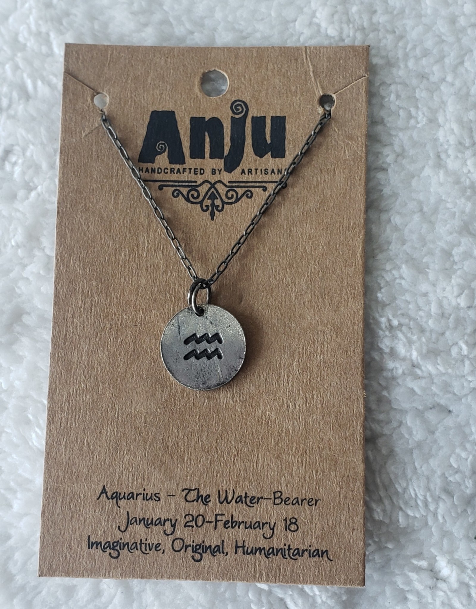 Zodiac Pewter Necklace