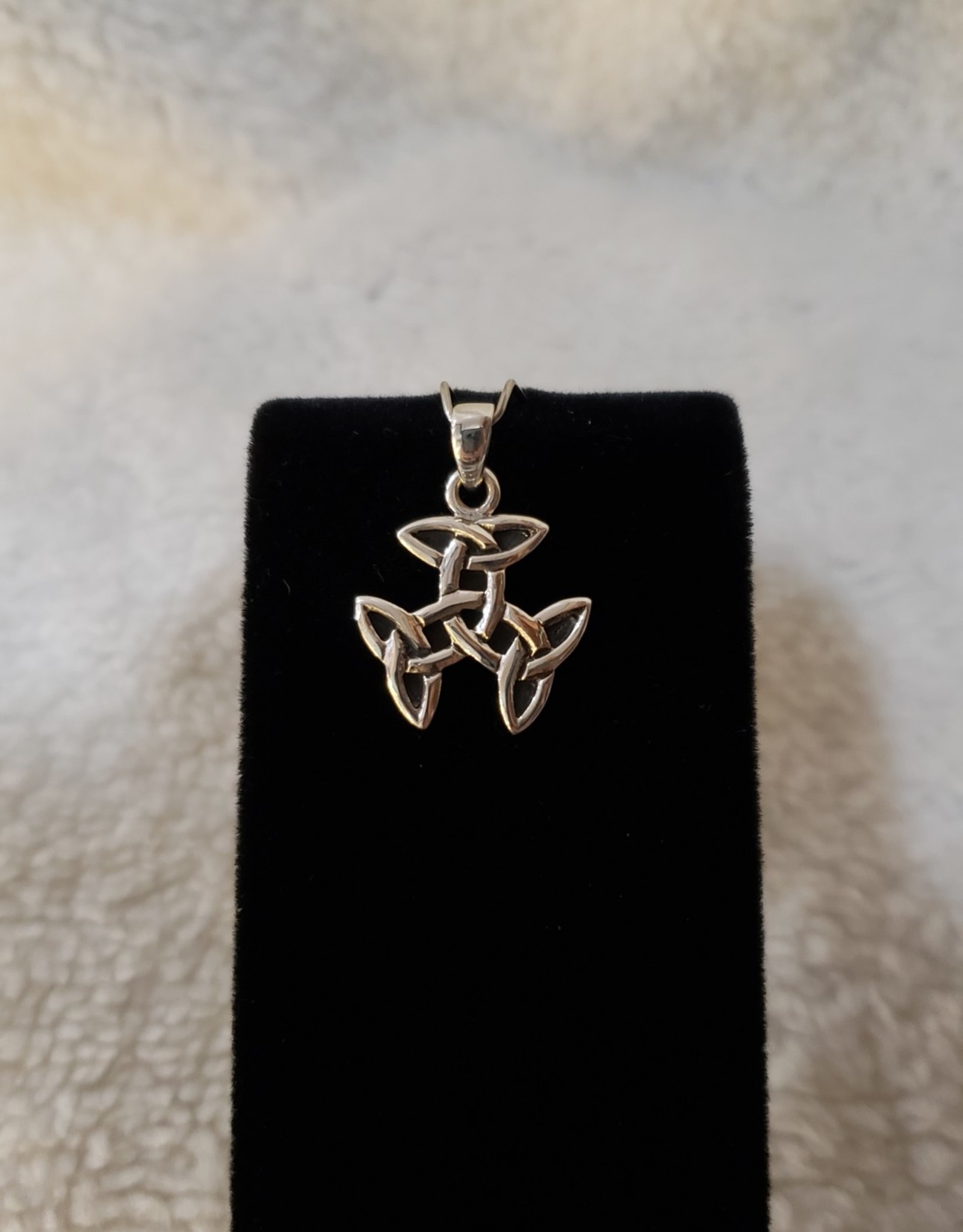 Sterling Silver Triple Triquetra Pendant