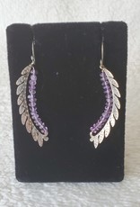 Feather Stone Earrings