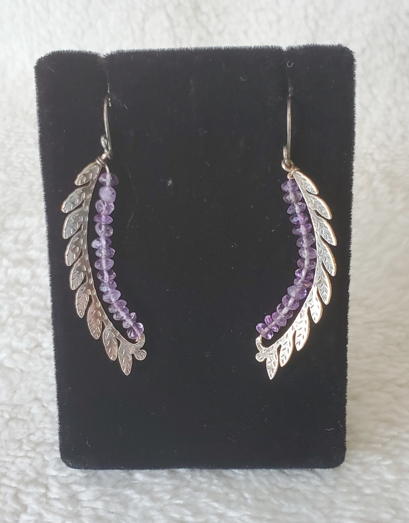 Feather Stone Earrings