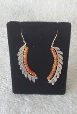 Feather Stone Earrings
