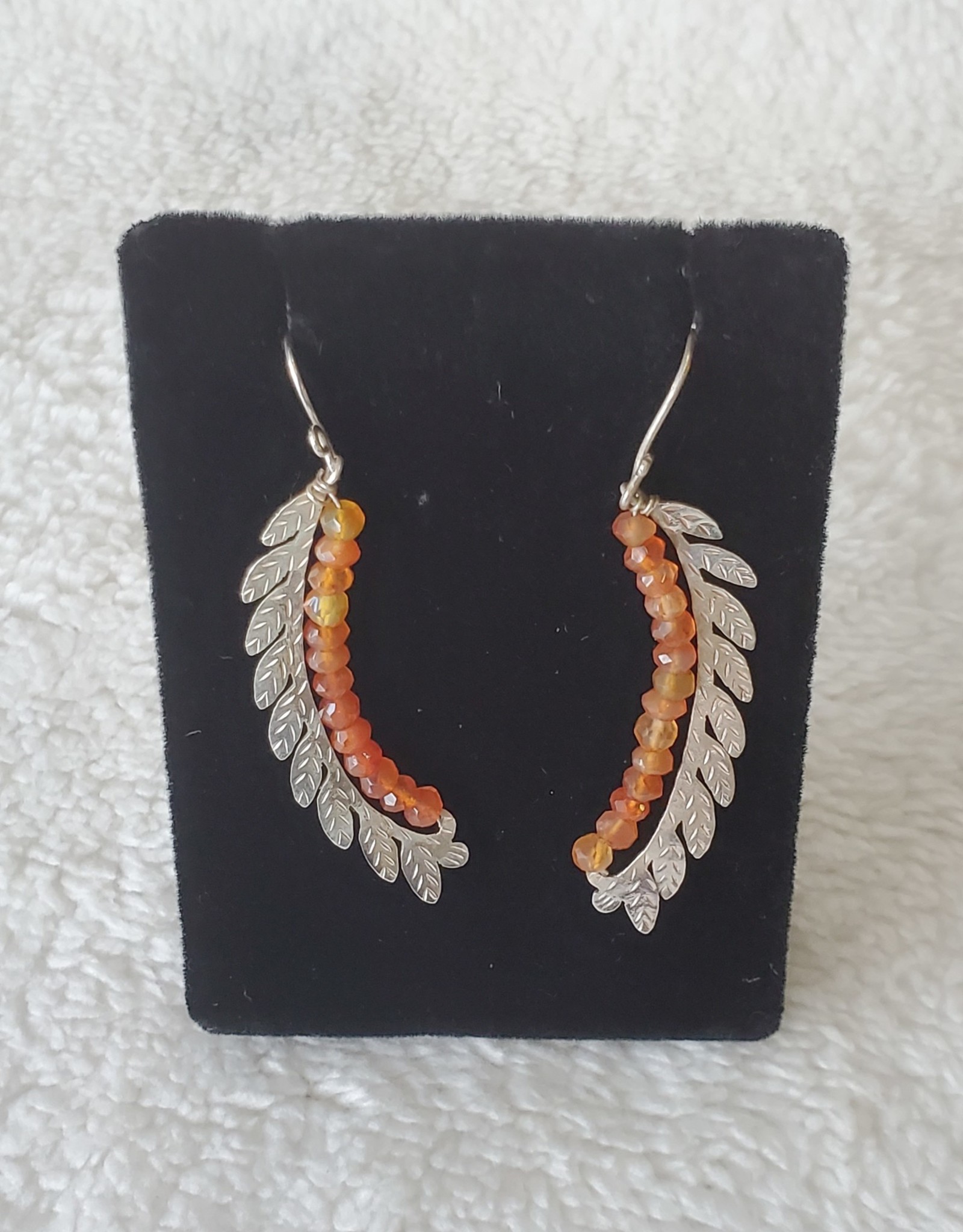 Feather Stone Earrings