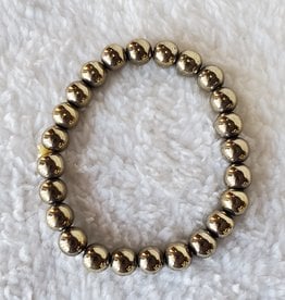 8mm Bracelet - Pyrite