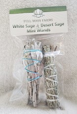 Full Moons Farms Mini Wands | White Sage & Desert Sage