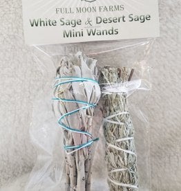 Full Moons Farms Mini Wands | White Sage & Desert Sage