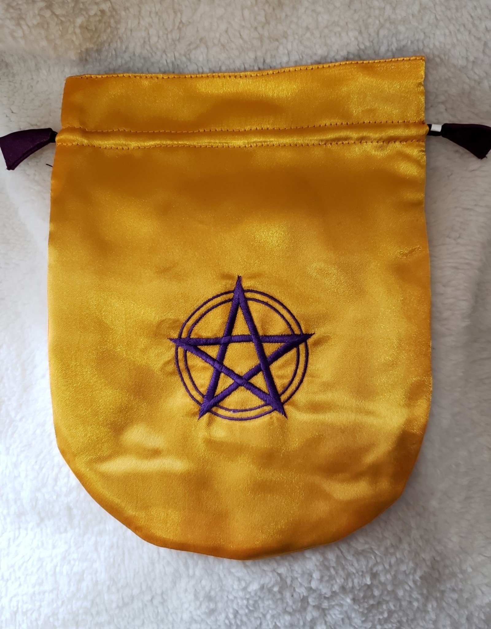 Satin Bag | Pentagram | Gold