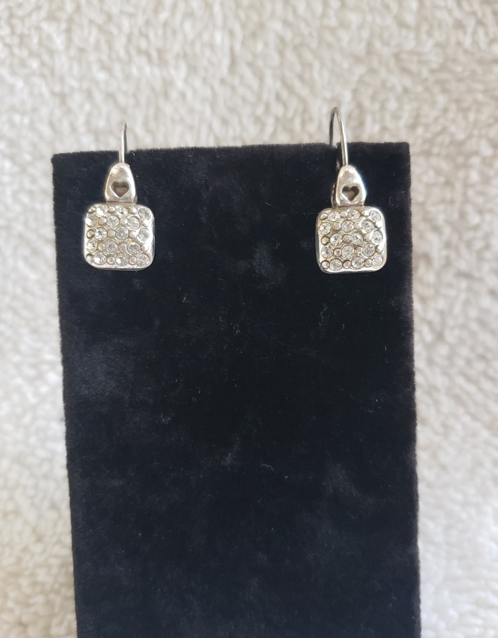 Silver Crystal Earrings