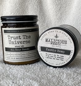 Malicious Woman Candle Co. Trust The Universe | Exotic Hemp | 9 oz. Candle