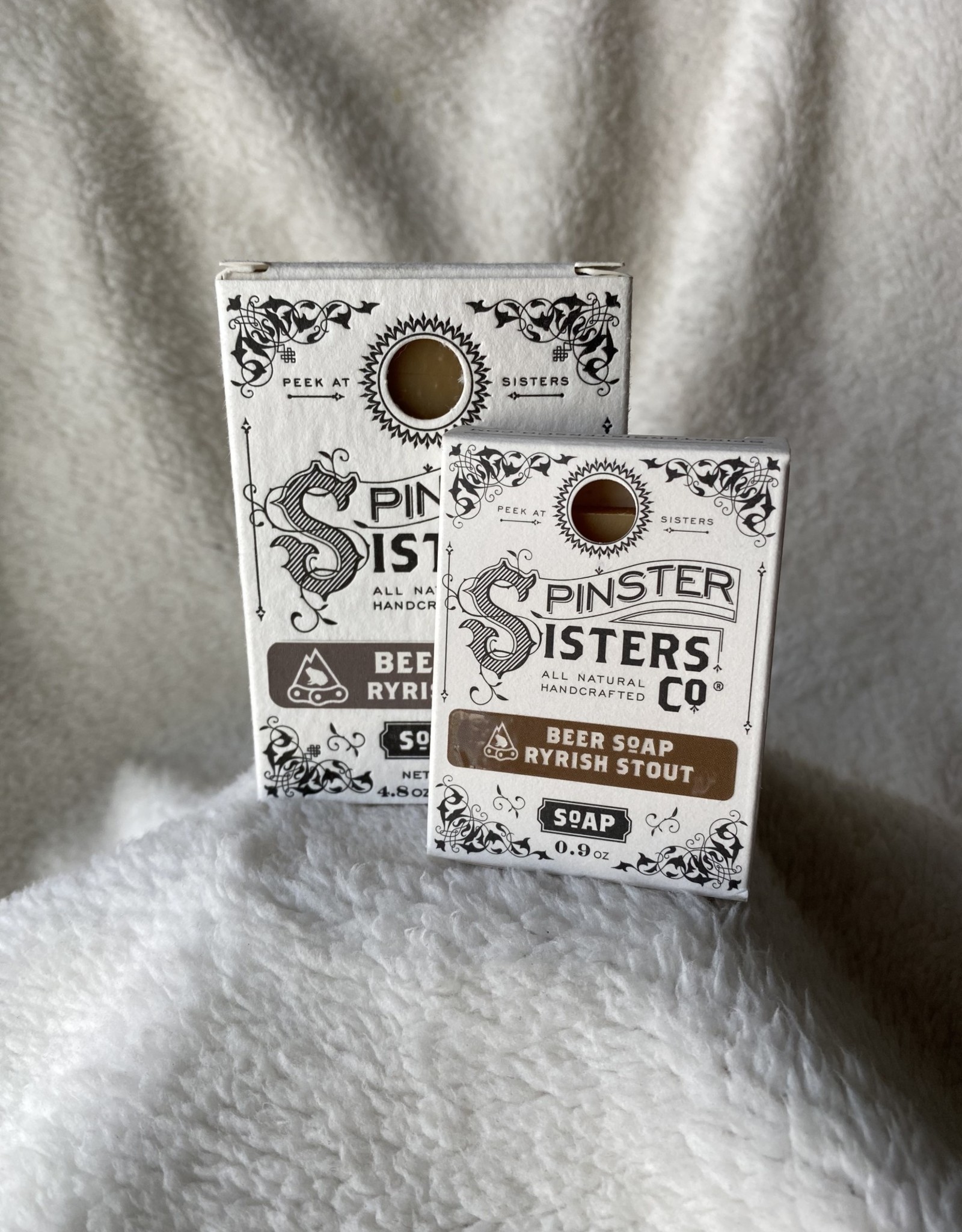 Spinster Sisters Co. 0.9 oz. Soap Bar | Beer Soap Ryish Stout