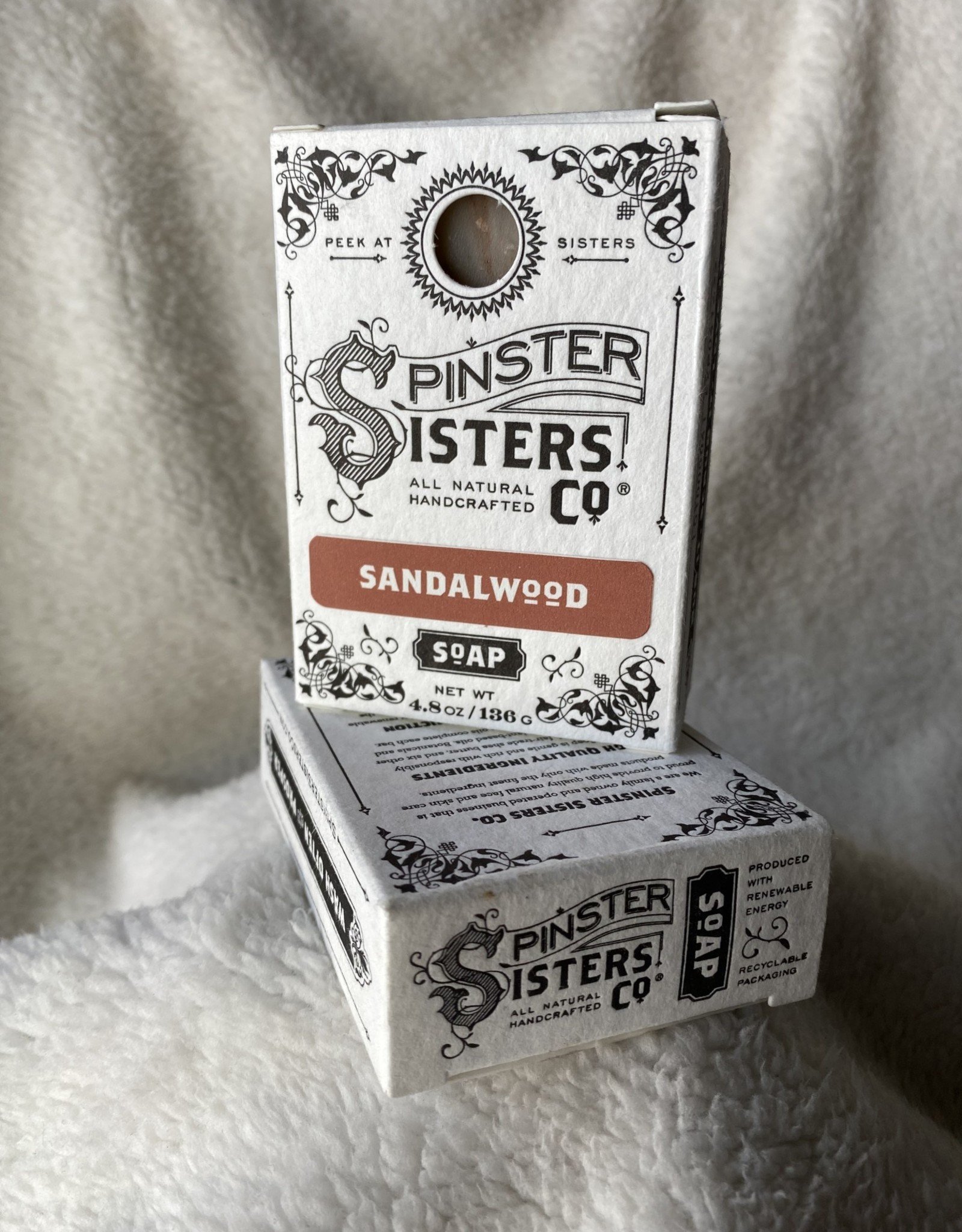 Spinster Sisters Co. 4.8 oz. Soap Bar | Sandalwood