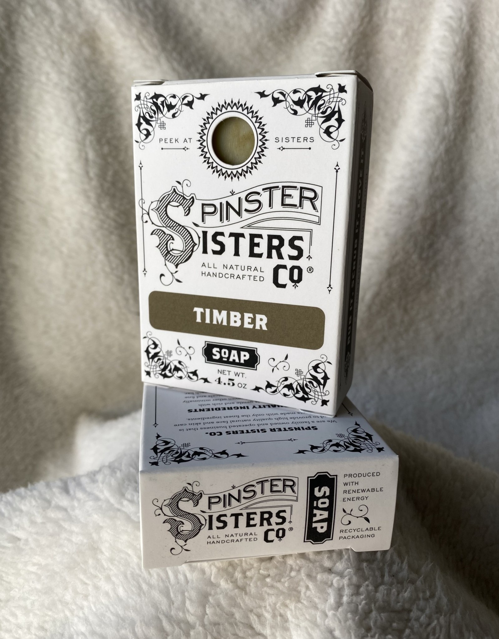 Spinster Sisters Co. 4.8 oz. Soap Bar | Timber
