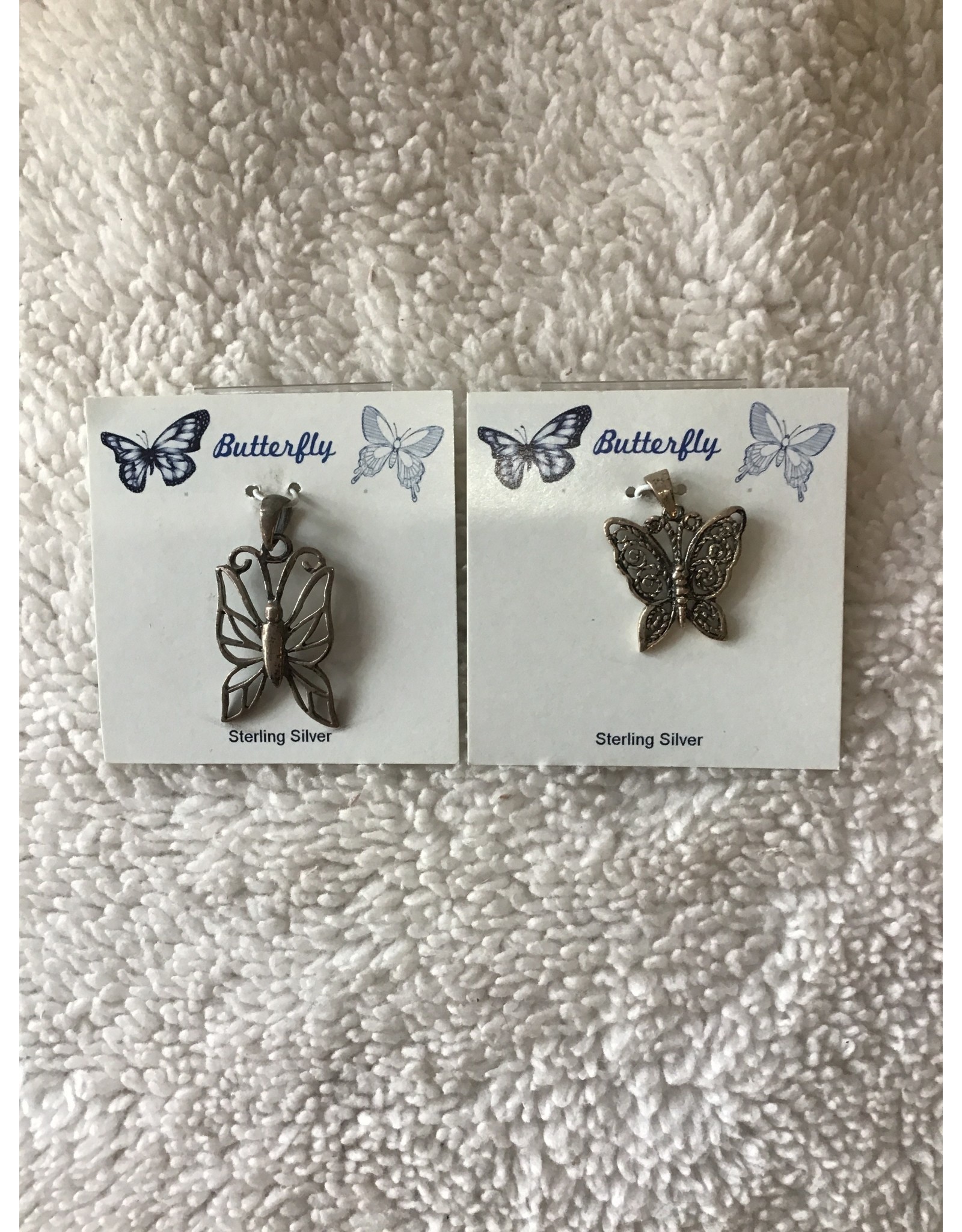 Butterfly Silver Pendant