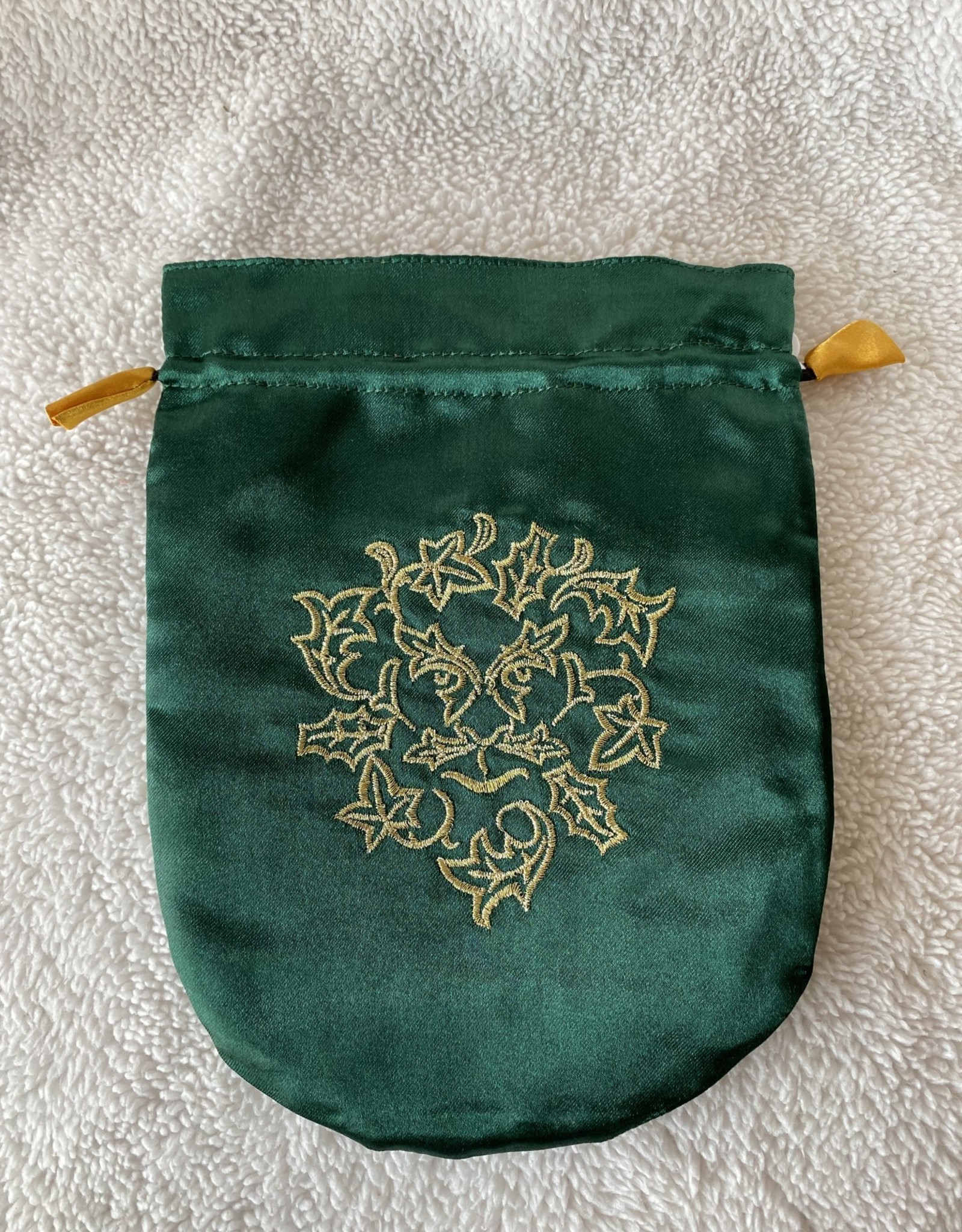 Satin Bag | Green Man | Green