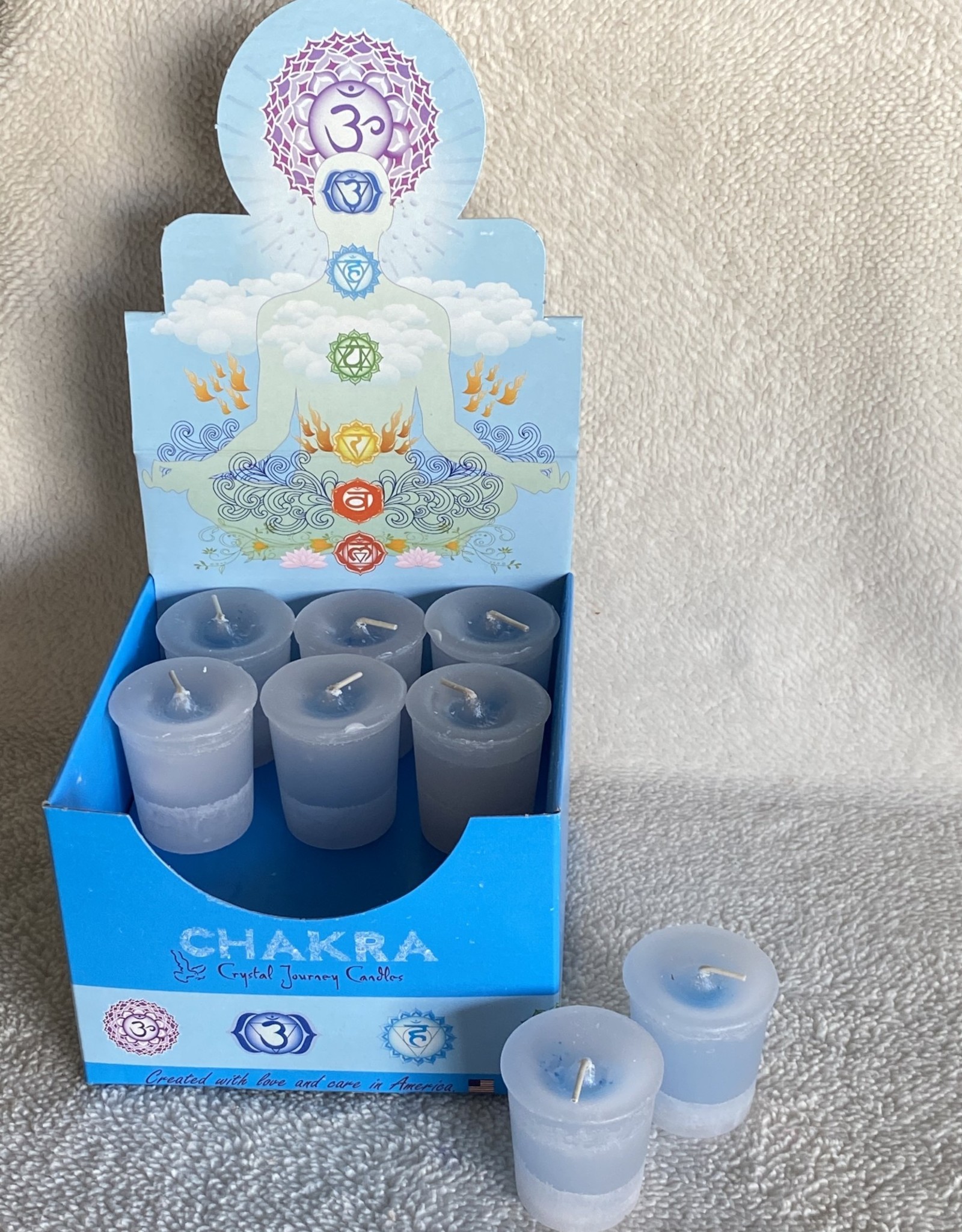 Chakra Votive | Throat | Blue