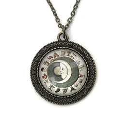 Fern & Filigree Alchemy Collection | Lunar Calendar Necklace
