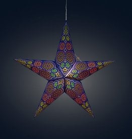 Artschatz LLC Kaleidoscope | 24: Star Paper Lantern | Multicolor