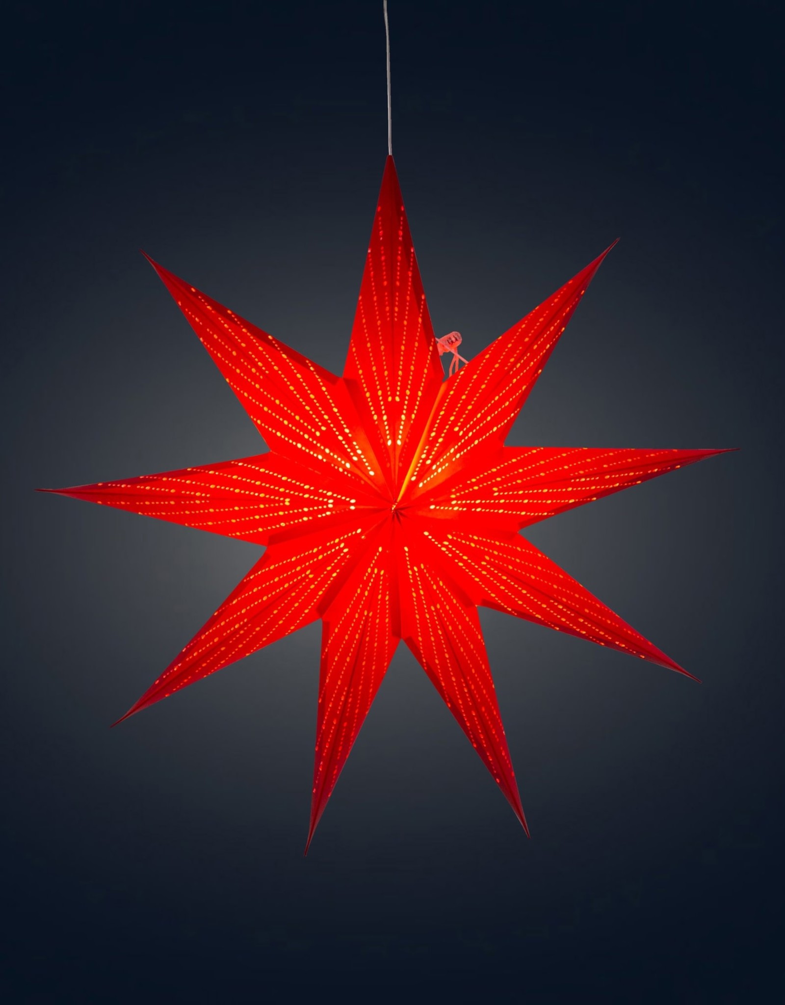 Artschatz LLC Dottie | 18" Star Paper Lantern | Red