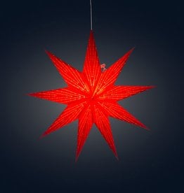 Artschatz LLC Dottie | 18" Star Paper Lantern | Red