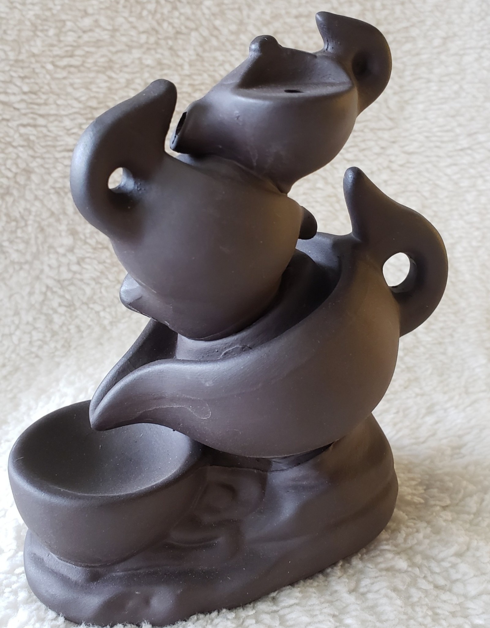 Ceramic Backflow Burner | Triple Tea Pots