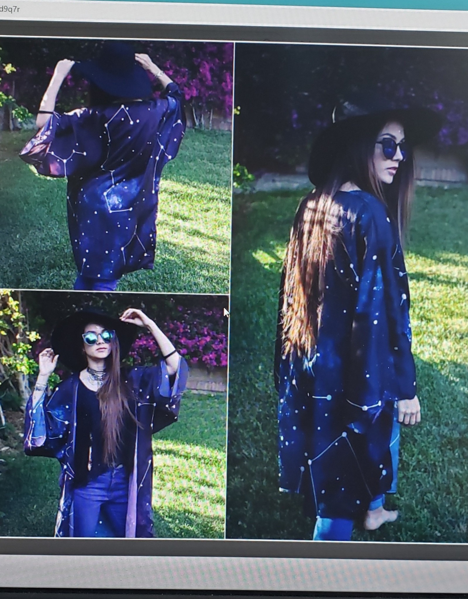 Costurero Real Satin Kimono | Constellations