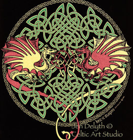 Long Sleeve | Black | Keltic Dragons