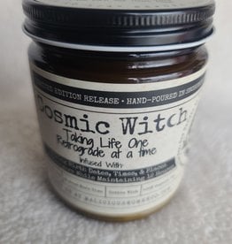 Malicious Woman Candle Co. Cosmic Witch | "Taking Life One Retrograde at a time" Infused with: Asking Birth Dates | Scent: Citrus & Sage