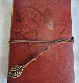 Todd Vonstein Leather Guest Book/Journal | Leaves