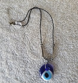 Classic 1" Blue Evil Eye Necklace