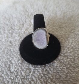Agate Druze Ring - 8