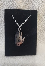 Angel Vaughan Fatima Hand Pendant Necklace