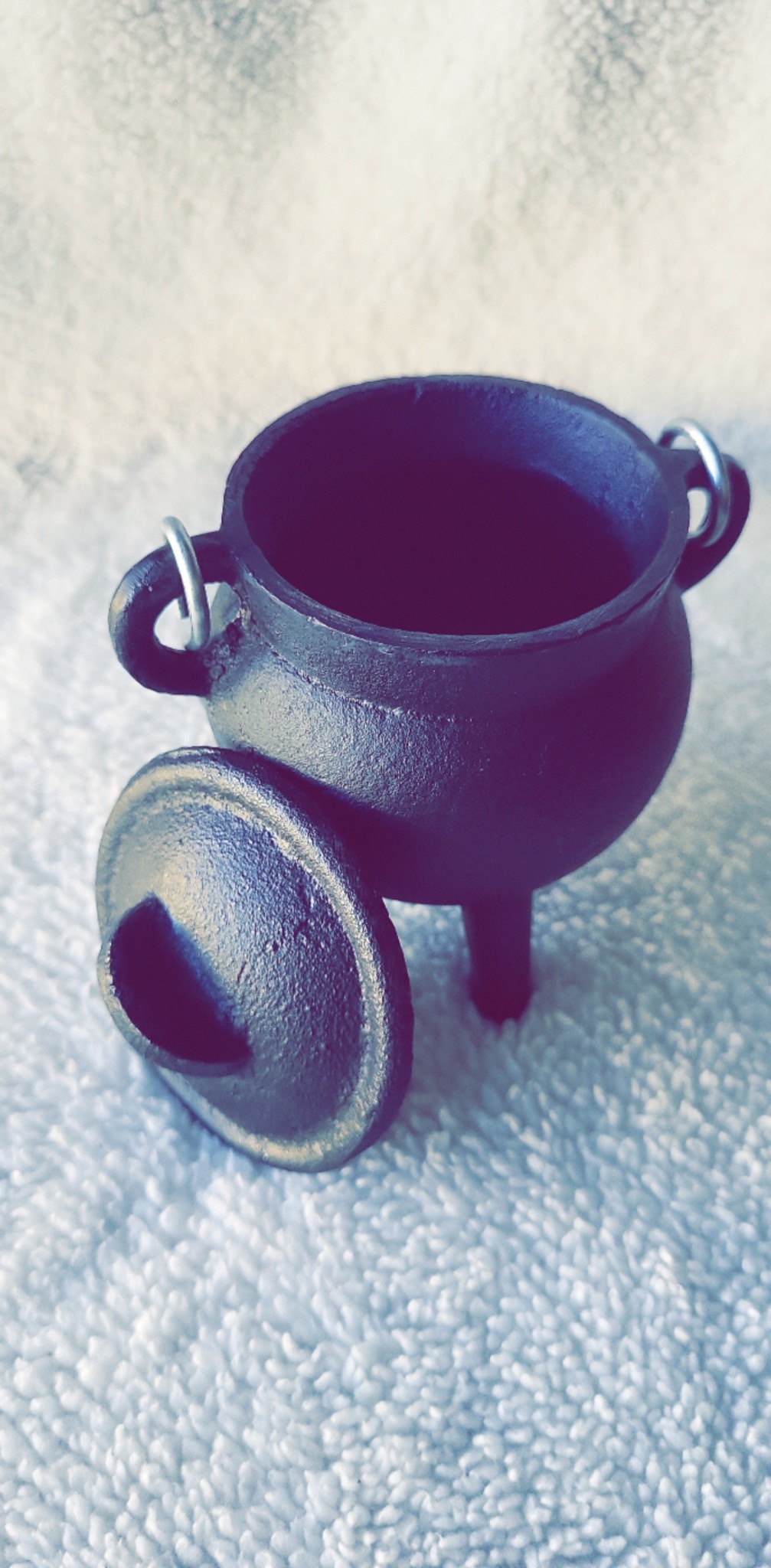 Cast Iron Cauldron w/ Lid Ancient Ways