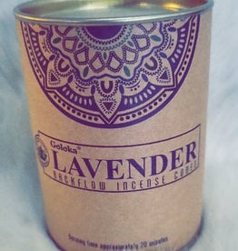 Goloka | Lavender Backflow Incense Cones