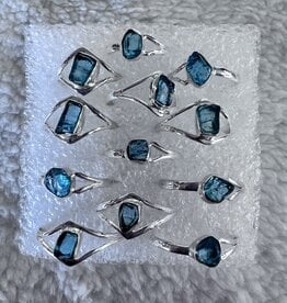 Apatite Ring Size 4 to 9 Sterling Silver