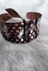 Anju Jewelry Copper Patina Bracelet | Brown and Blue