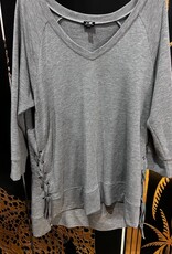 Todd Vonstein Grey Tied Long Sleeve - XL