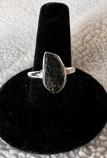 Moldavite Ring | Sterling Silver | Size 7