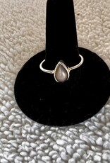 Gray Moonstone Ring | Sterling Silver | Size 9