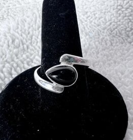 Black Onyx Ring | Sterling Silver | Size 8