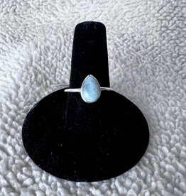 Larimar Ring | Sterling Silver | Size 6