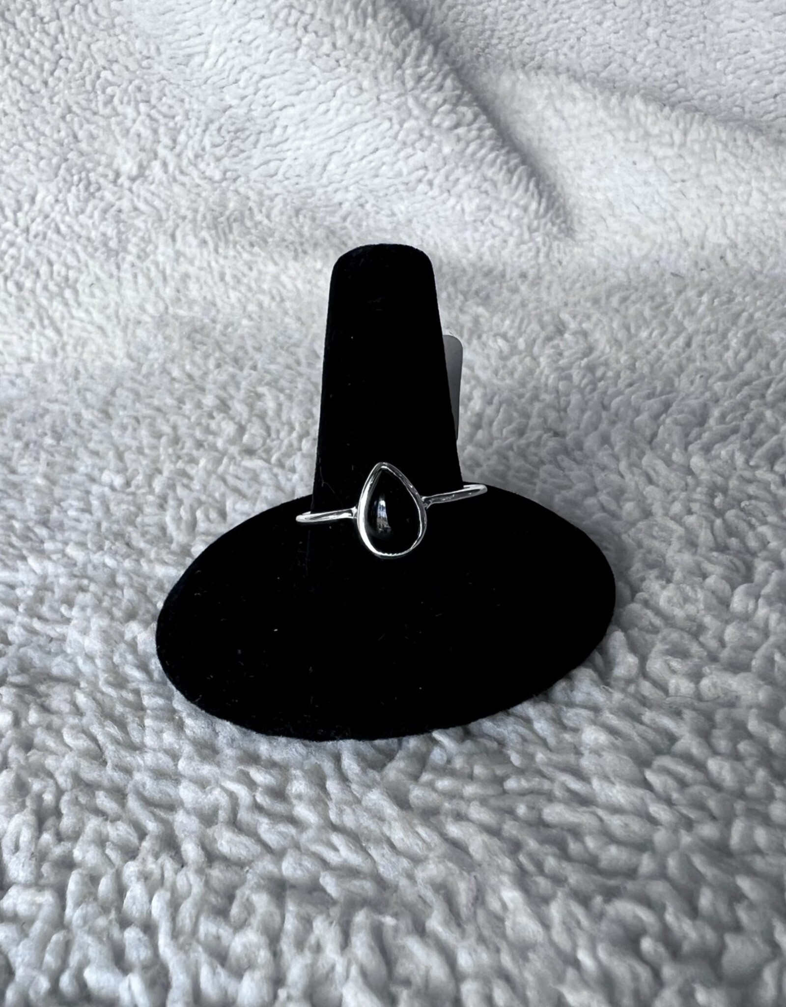 Black Onyx Ring | Sterling Silver | Size 9