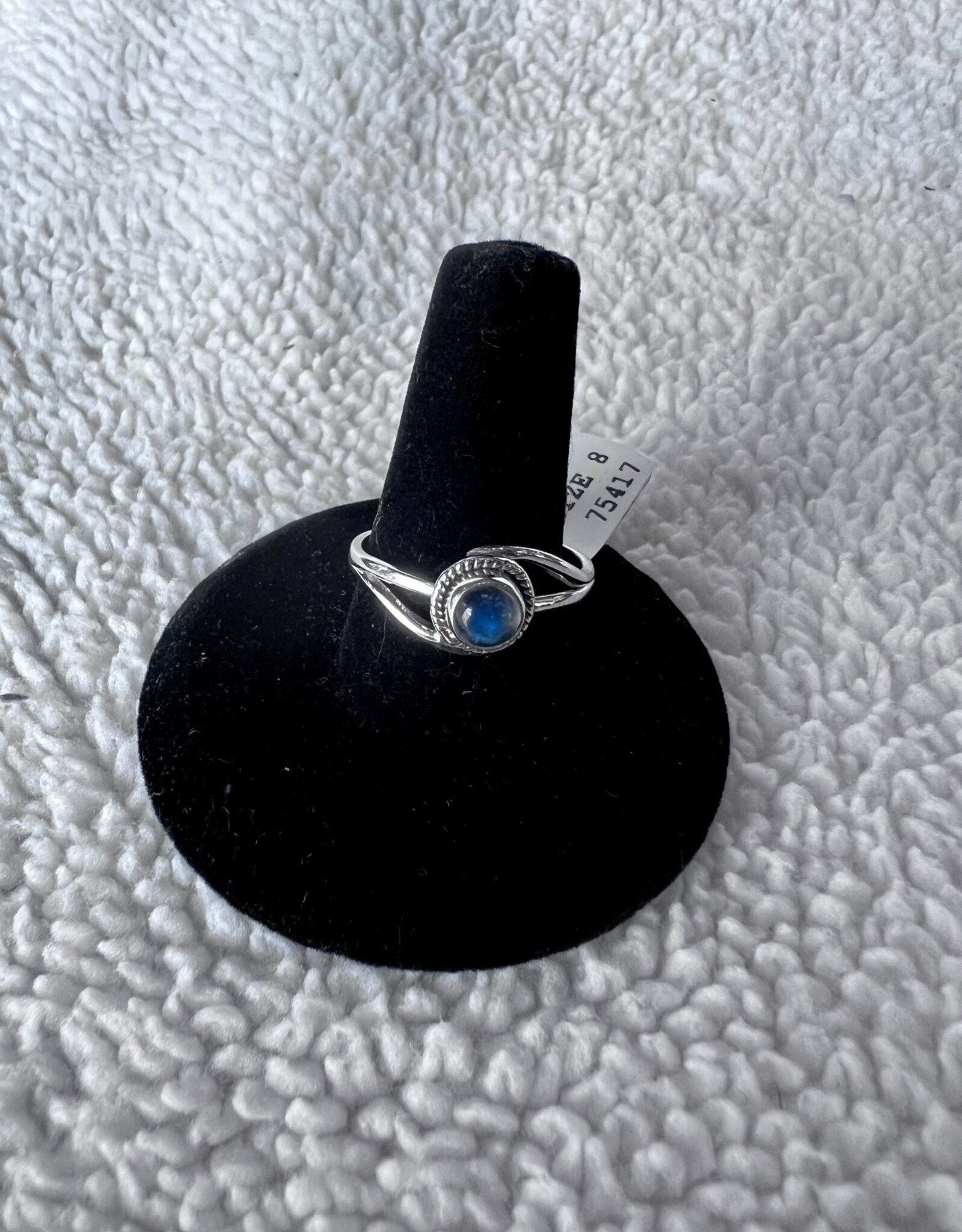 Labradorite Ring | Sterling Silver | Size 8