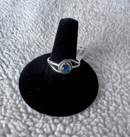 Labradorite Ring | Sterling Silver | Size 8