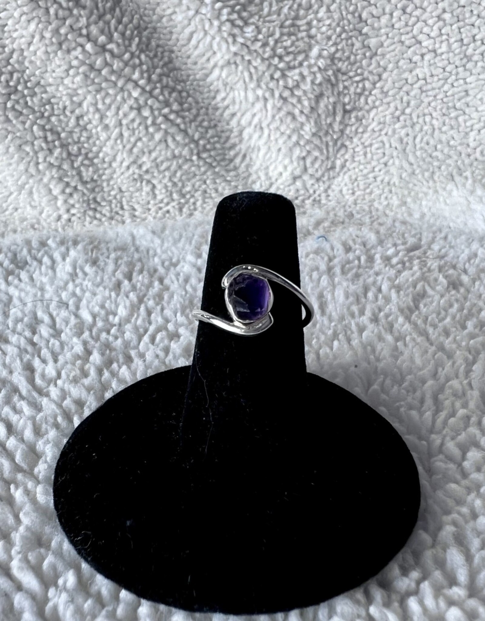 Amethyst Ring | Sterling Silver | Size 4