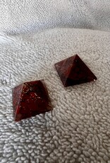 Orgone Resin Pyramid | Jasper | Root Chakra