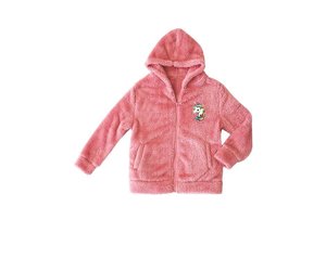pink teddy fleece jacket