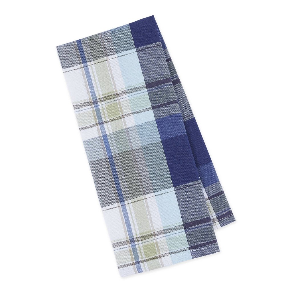 plaid dish towels