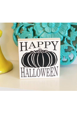 LTB Mini Happy Halloween Pumpkin Sign