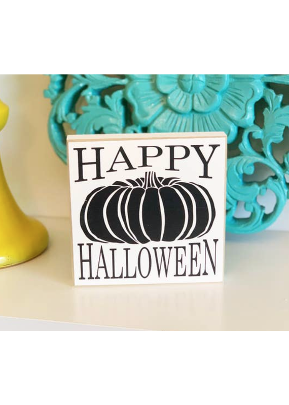 LTB Mini Happy Halloween Pumpkin Sign