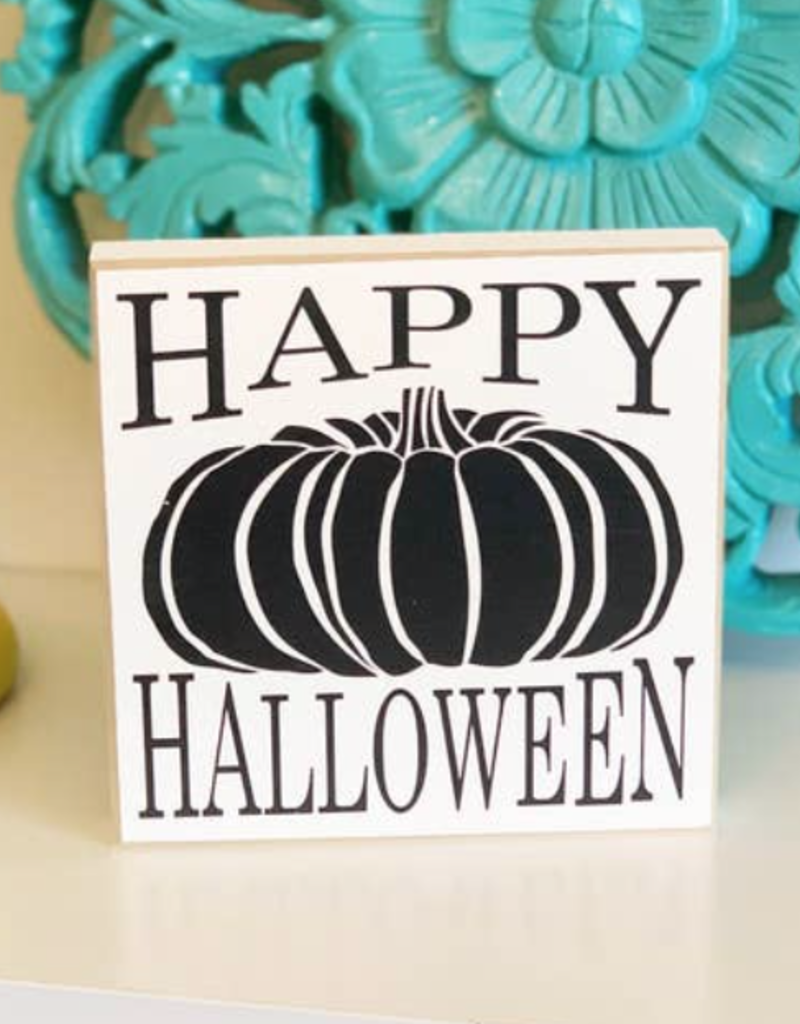 LTB Mini Happy Halloween Pumpkin Sign