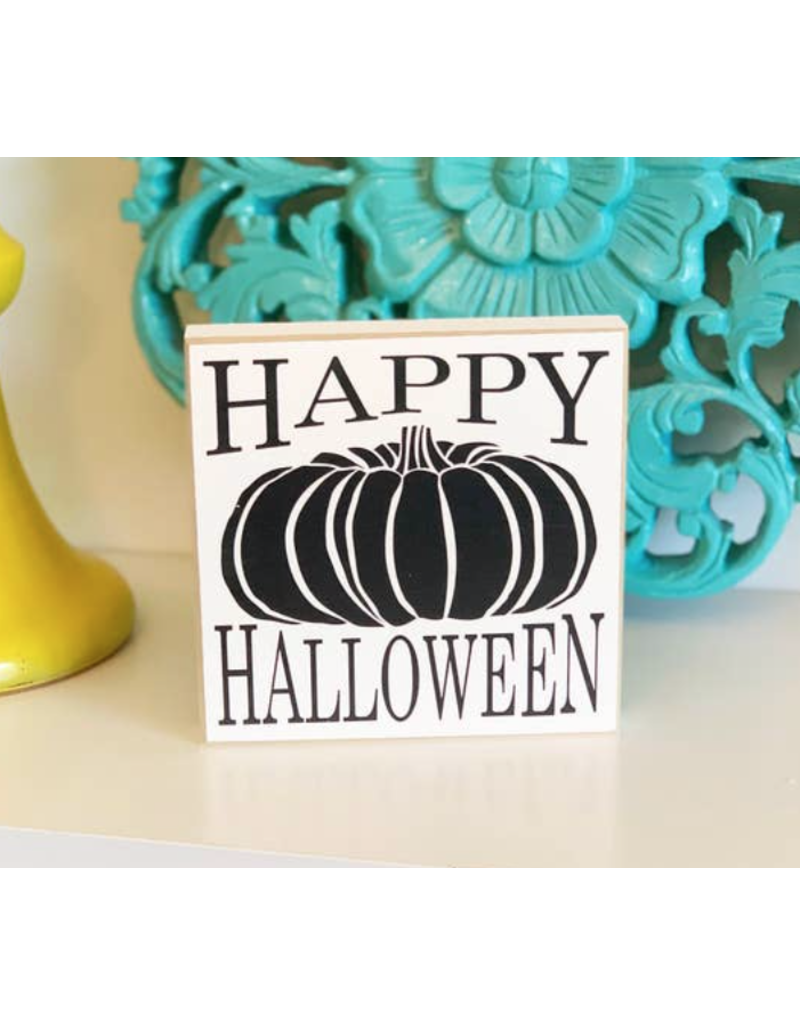 LTB Mini Happy Halloween Pumpkin Sign
